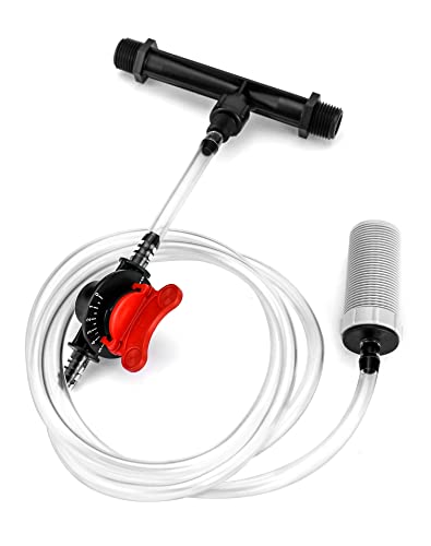 QWORK Irrigation Fertilizer Injector Kit G1/2 Plastic Efficient Mixer Injectors Device Tube Switch Filter for Drip Irrigation Liquid Fertilizer Application