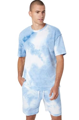 Image of DHRUVI TRENDZ Co Ord Set for Men | Trendy Night Dress for Boys | T-Shirt and Shorts Combo for Lounge | Stylish Summer and Travel Wear | Men's Matching Two-Piece for Vacation