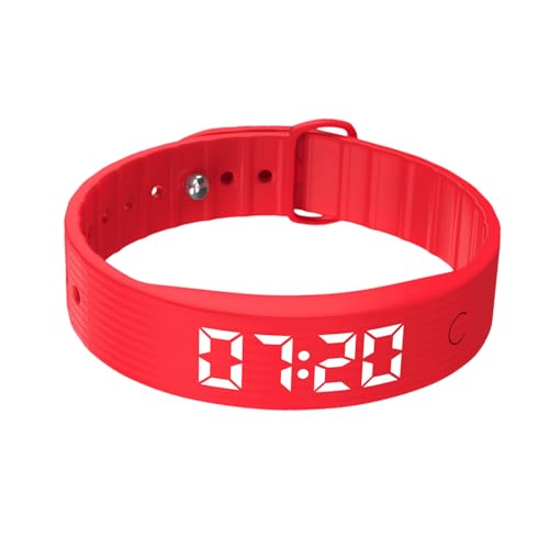 Reloj despertador de choque – Pulsera recargable silenciosa, reloj de...