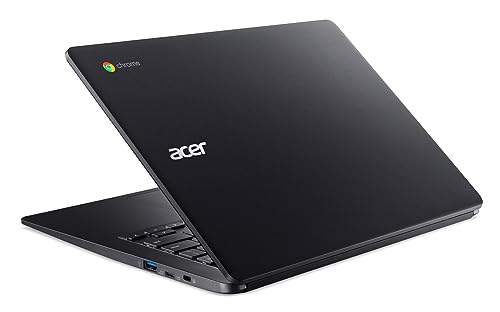 Image of acer 14 inch FHD Touchscreen Chromebook Laptop, Dual-Core Intel Celeron N4020, 4GB LPDDR4 RAM, 128GB Storage(64GB eMMC + 64GB Micro SD), Up to 12.5hrs Battery Life, WiFi, USB-C, Webcam, Chrome OS