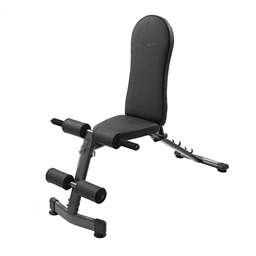 Taburete plegable con mancuernas ajustable, banco para levantamiento de pesas, para interiores, máquina de ejercicio, rodamientos de 300 kg, bancos ajustables