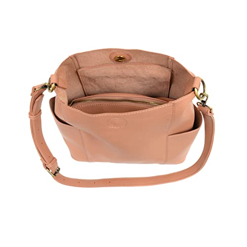 Image of Joy Susan Side-Pocket Bucket Bag: Kayleigh Crossbody