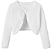 FEESHOW Bébé Fille Cardigan Boléro Baptême Communion Gilet à Manche Longue Boléro Princesse Blanche Veste de Mariage Soirée Cérémonie Dentelle Mignon Tenue Printemps Cape Manteau Blanc G 18-24 Mois