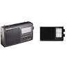 Panasonic RF-3500E9-K Tragbares Radio (Analog-Tuner (UKW/MW/LW/KW)) schwarz & Sony ICF-506 Tragbares Robustes…