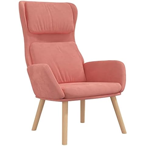 vidaXL Sillón de Relax Terciopelo Rosa Cover