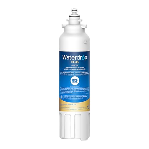 Waterdrop Plus ADQ73613401 NSF 401&53&42 Certified Refrigerator Water Filter, Reduce Lead&PFAS,...
