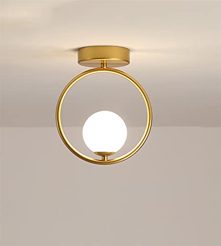Plafonnier LED Chaners moderne en verre luminaire couloir et balcon