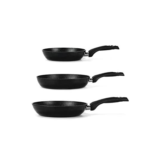 Juego de 3 sartenes de mármol Royalty Line