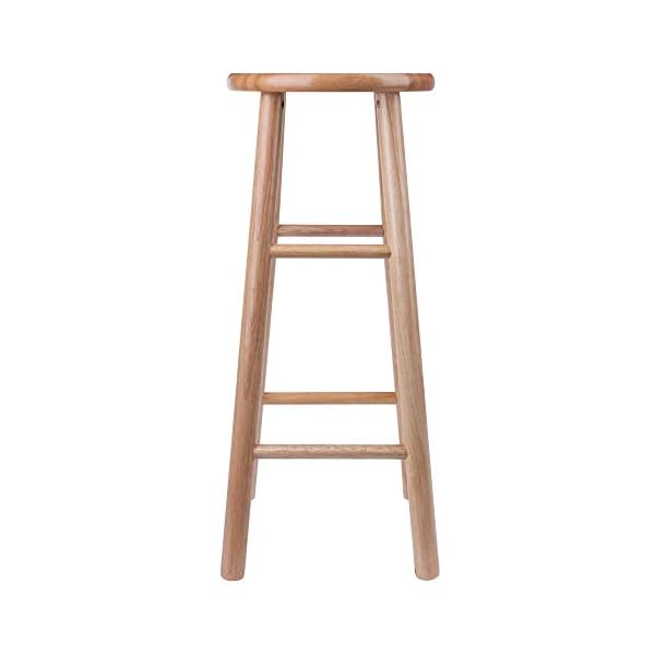 Winsome 30"H Beveled Seat Stool - Set of 2, Assembled - Image 15