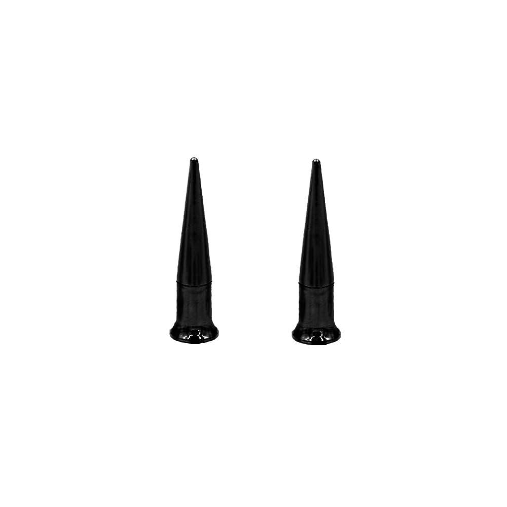 NewZenro Minimalist Spike Ear 2pcs Stretching Tapers Plugs 316 Surgical Stainless Steel Ear Tunnels Plugs Expander Gauges Stretcher Screw On Piercin Personalized Earrings Jewelry Gift For Women Men