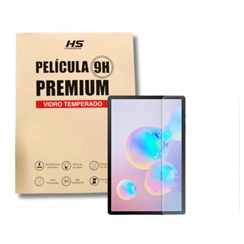 Película Vidro para Tablet Samsung Galaxy Tab S6 Lite Proteção 9H Anti Impacto Risco Choque Arranhõe
