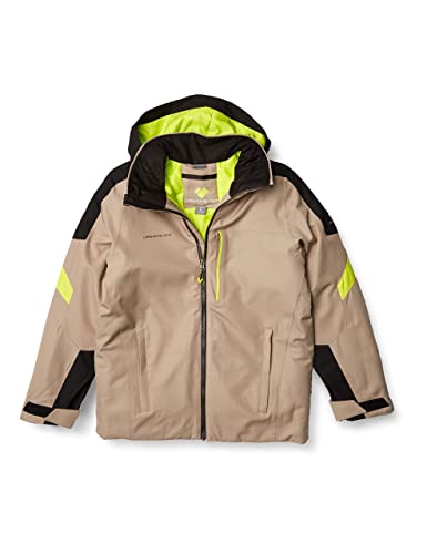 Obermeyer Boys Fleet Jacket, Pewter, Medium