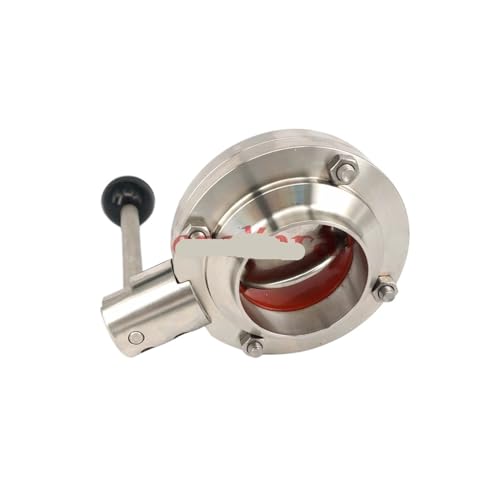 Vanne papillon inox SS304 sanitaire 45mm de haute précision