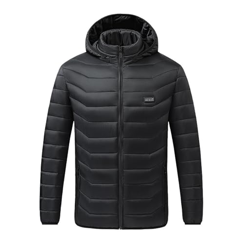 Manteau Chauffant à Capuche Veste de Randonnée et Quotidien pour l'Hiver