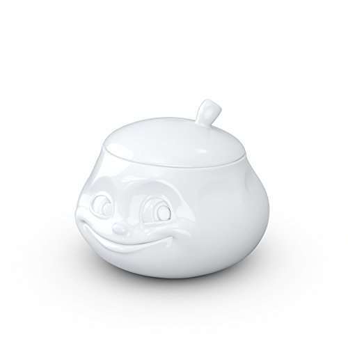 FIFTYEIGHT PRODUCTS / Tassen / Zuckerdose „Süß" (Porzellan, 11.2 x 11.3 x 11.2 cm, weiß, Made in Germany) 7 FIFTYEIGHT PRODUCTS / Tassen / Zuckerdose „Süß" (Porzellan, 11.2 x 11.3 x 11.2 cm, weiß, Made in Germany)