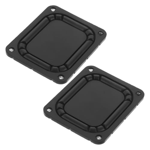 LIFKOME Rectangular Bass Radiator Diaphragm Plates 2pcs Replacement for Car Speakers Improve Low Frequencies