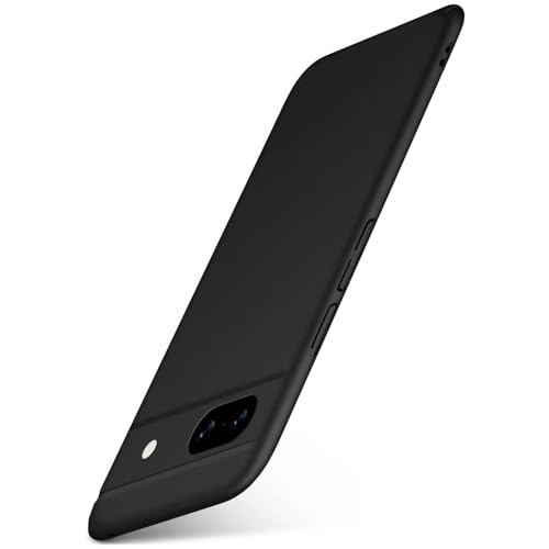 Alpha Case per Google Pixel 8a Custodia Ultra Sottile con Protezione Aumentata della Fotocamera Cover rigida Backcover Minimalistica Opaco slim nero