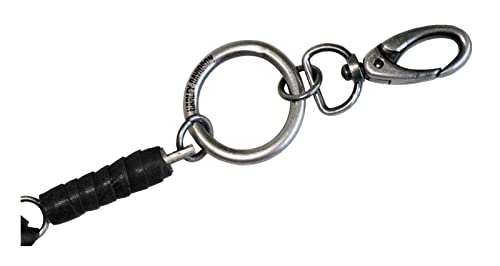 Harley-Davidson Men's Wallet Chain, Ride Free 25 inch Braided Leather - Black2