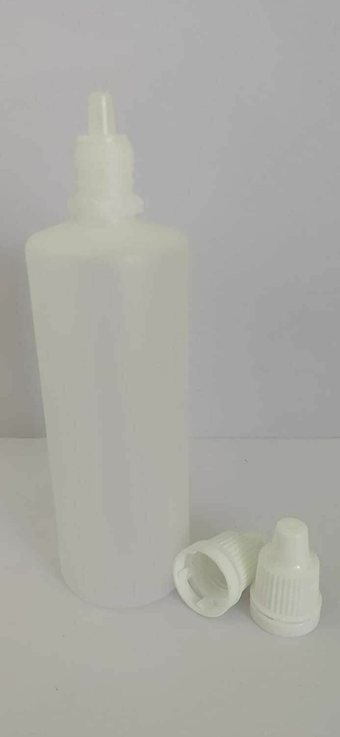 Spancrae - Botellas cuentagotas de líquido selladas de 100 ml (100 piezas) para uso multiusos
