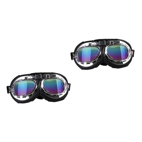 Lunettes de soleil pour chiens avec montures colorées et légères de style oversized