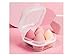 Sinen 4 Pcs Dry and Wet Use Makeup Sponge Set Blender Beauty Foundation Blending Sponge for Liquid, Cream, and Powder with Egg Holder Box