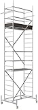 Arbeitshöhe: 6,2 m - Plattformhöhe: 4,2 m - Gerüsthöhe: 5,4 m
