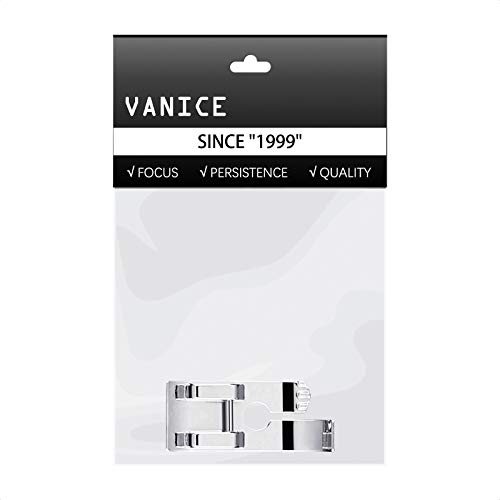 VANICE 1/4” Straight Stitch Snap-On Foot Presser Foot for Brother, Singer, Juki, Janome, Babylock, Kenmore and More Low Shank Sewing Machines