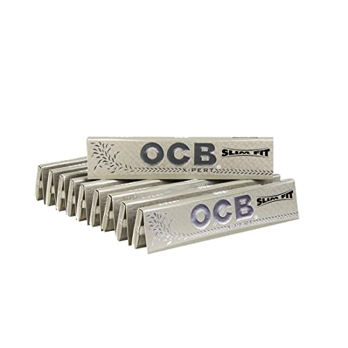 OCB X-PERT Slimfit King Size Slim Rolling Papers Papiers à rouler Papiers à Cigarettes Feuilles à fumer Pack de 50 livrets from SUDESH ENTERPRISES