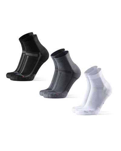 Image of DANISH ENDURANCE Ultra-Comfort Quarter Running Socks, Performance Socks, Men & Women - 3 or 5 Pack