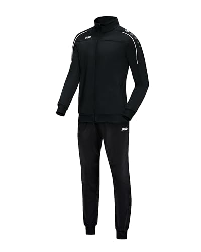 JAKO Unisex Trainingsanzug Polyester Classico, Schwarz, XXL