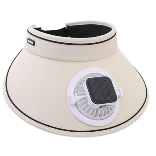Ventilateur de ventilation intégré sur ce chapeau de soleil léger