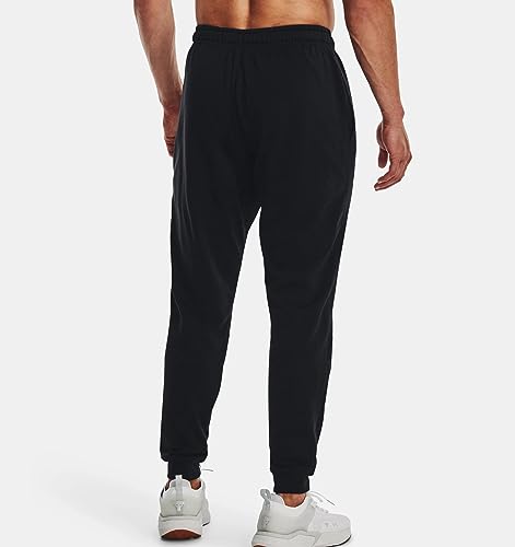 Under Armour Men's Project Rock Terry Joggers (as1, Alpha, m, Regular, Regular, Black/White - 002)3
