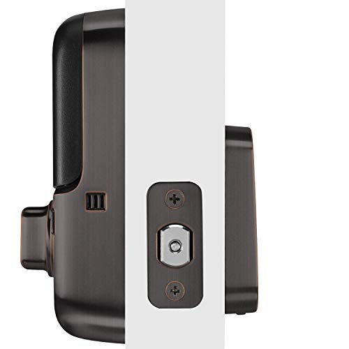 Image of Yale Assure SL Deadbolt Lock, Oil Rubbed Bronze Keyless Entry Door Lock with Electronic Touchscreen with Keypad for Code Entry, YRD256-NR-0BP