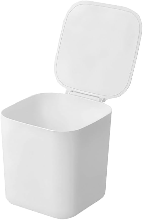 Luxshiny Laundry Detergent Storage Holder with Lid Multi-Functional Plastic Organizer Container for Powder and Liquid Laundry Supplies Compact 4.92X4.72X4.52 Inch Storage Box for Home Room