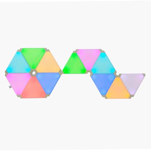 Image of Bright Autism Tap-Tap Interactive Touch Sensory Lights for Creative Play, Calming & Emotional Regulation - Colorful Triangular Tiles for Kids' Development. Transform Your Kids Sensory Room. (10pcs)