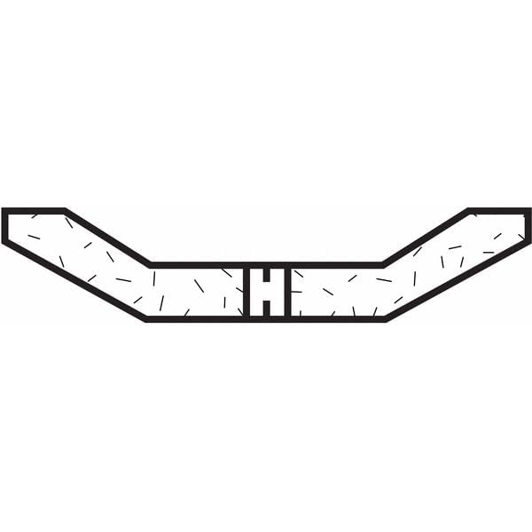 Norton 4x1/2x3/4 60-k Norton T12 Dish Wheels