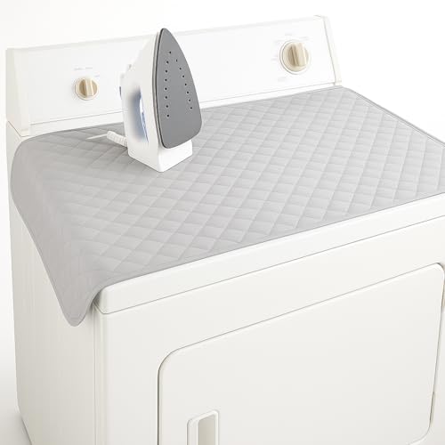 Portable Ironing Mat 18' x 31' – Magnetic Quilted Ironing Blanket,...