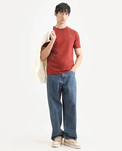 Image of Rare Rabbit Regular fit Plain t-Shirt