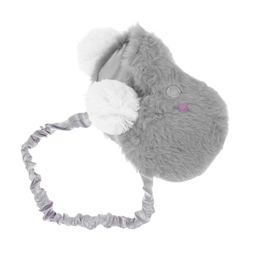 FRCOLOR Comfortable Cartoon Animal Eye Mask Breathable Fluffy Sleep Mask Efficient Light Blocking Design for All Head for Relaxation and Napping