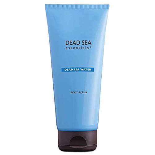 Dead Sea Essentials Exfoliating Body Scrub, Moisturizing Vegan Dry Skin Care - 200 ml