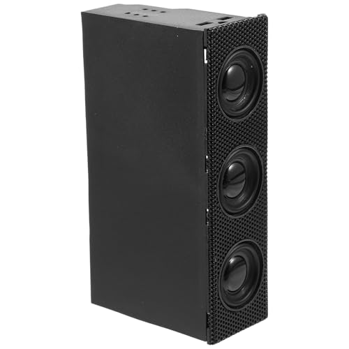 Ipetboom Altavoz Estéreo Envolvente para Panel Frontal de PC Altavoz Negro para Carcasa de Ordenador Ranura para Unidad Óptica Sonido Nítido y Compatible Múltiples Dispositivos