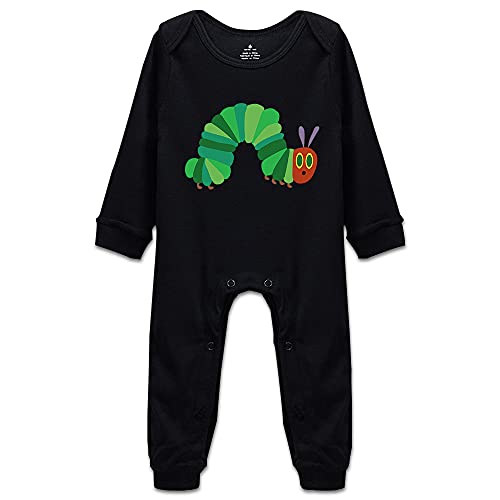 Image of DOQOSESHY The Very Hungry Caterpillar Infant Girl Boy Bodysuit 0-24 Months Rompers