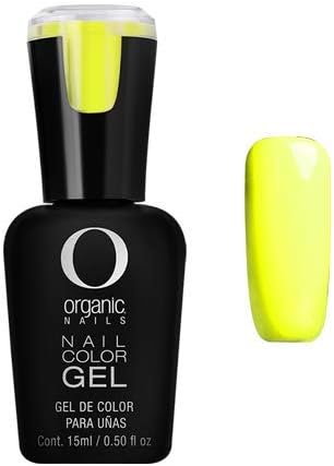 Organic Nails Gel Color Group Glow It (amarillo brillante)