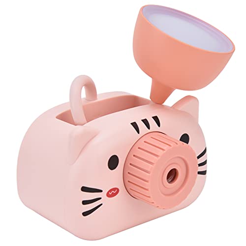 Jonlaki Lámpara de Escritorio LED con Portalápices, Sacapuntas, Carga USB, Luz Flexible de 360°, Luz de Lectura para el Hogar y la Oficina (PINK) - imagen 3