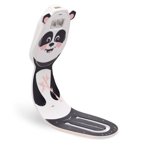 Flexilight Pals RC (Panda) - wiederaufladbares Leselicht - 2 in 1 Leselampe & Lesezeichen - LED Leselicht - Geschenk für Leser, Buchliebhaber - Deutsche Ausgabe