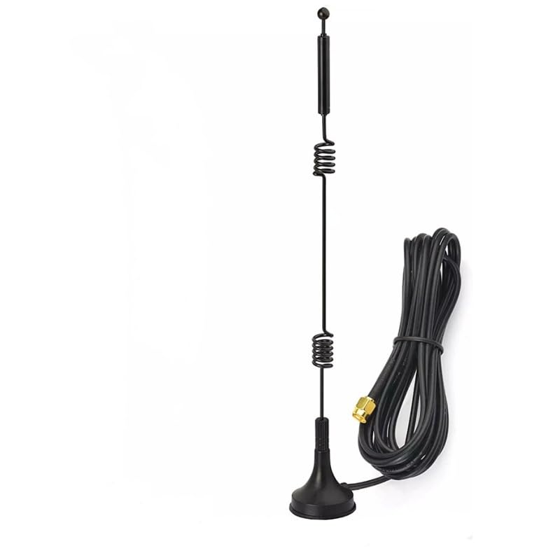 Dual Band WiFi 2.4GHz 5GHz 5.8GHz 12dBi Magnetic Base MIMO RP-SMA Male Car Antenna （pack of 1）