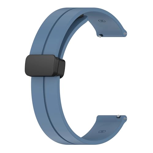 [-ł] 20mm 22mm VRXgbvAIK [XEHb`ΉANCbN[X }OlbgobN uXbgATX MNV[ t@[EFC X}[gEHb`ohΉ(Light blue,20mm)