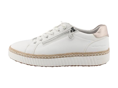 TOM TAILOR Femme 9590330001 Basket, White Marble, 39 EU