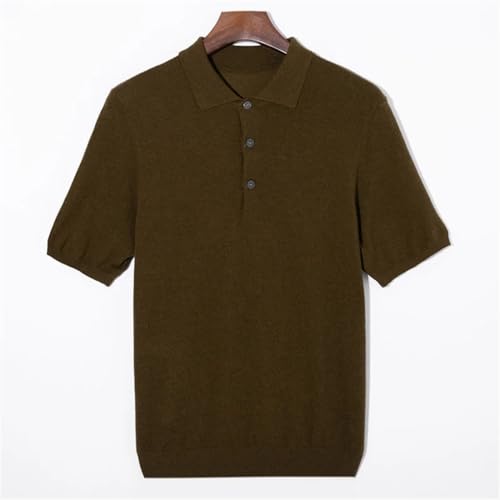 Men's Pullover Sweaters Breathable Quick Dry Casual Business Short Sleeve Pullovers2