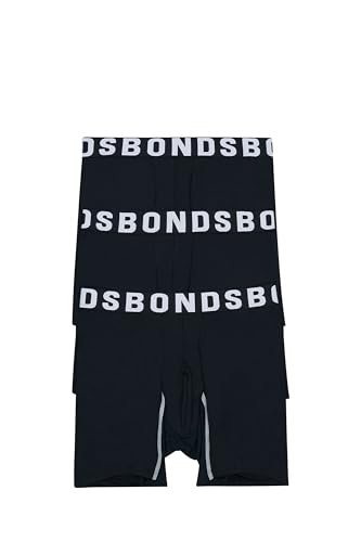 Bonds Men's Underwear Anti-Chafing Boxer Briefs Pack, Chafe Off Men's Boxer Briefs, Viscose/Bamboo Underwear for Men, 3-Pack3